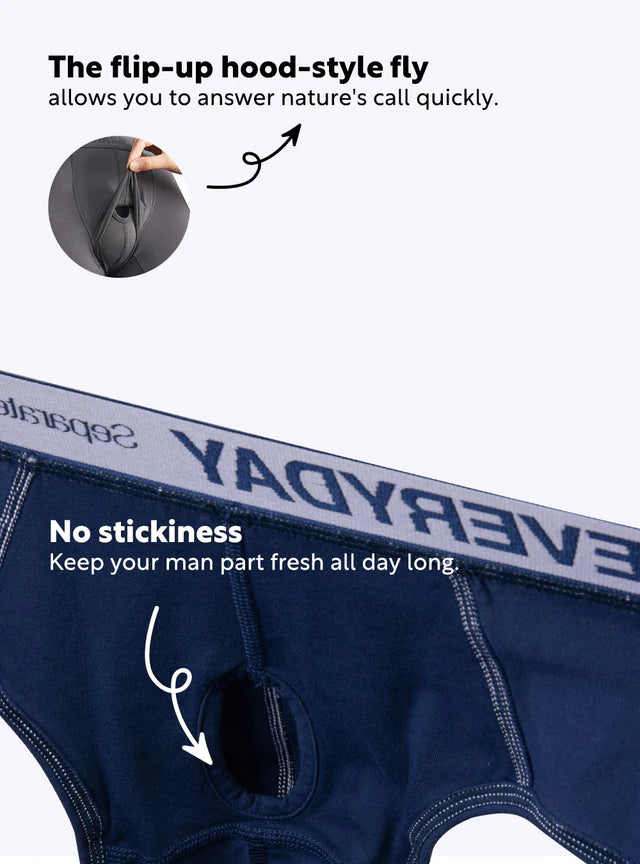 Colorful Everyday Cotton Dual Pouch Briefs – 7 Pack