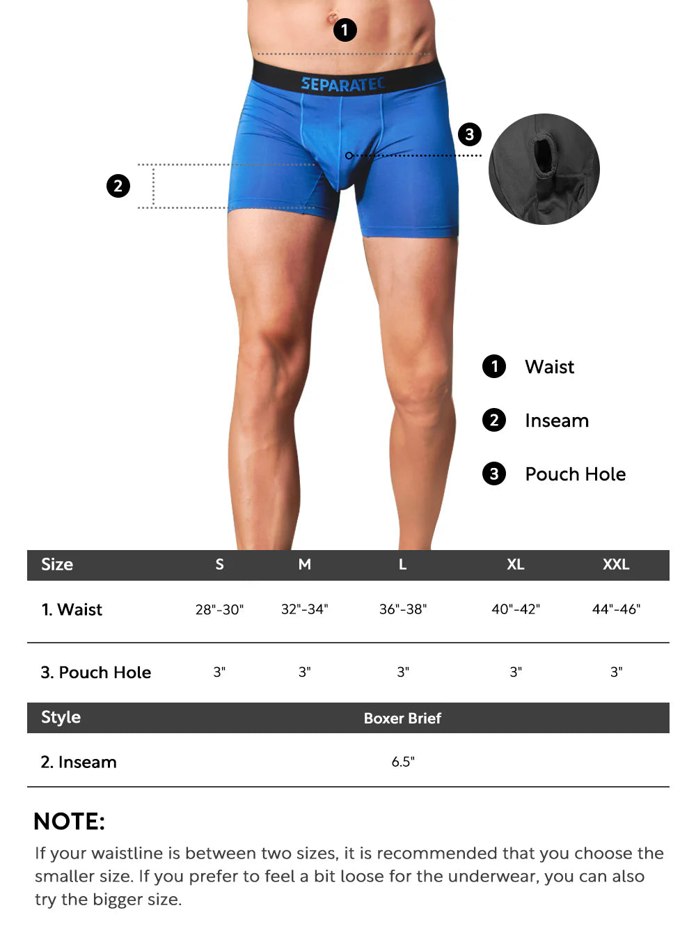 Men's Silk Touch Bamboo Rayon Dual Puch Boxer Briefs, 7 Pack