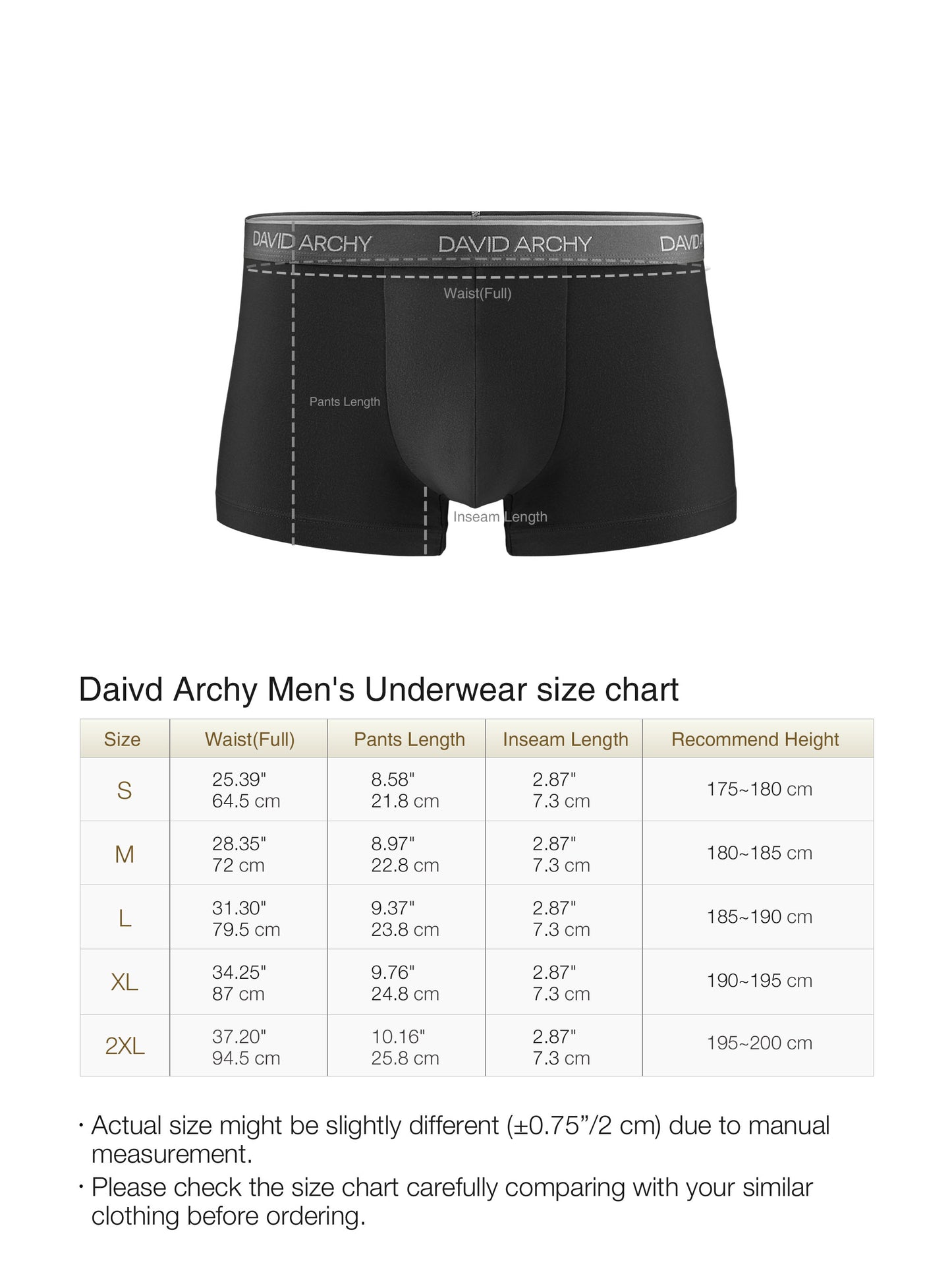 4 Pack Men's Bamboo Rayon Trunks – No Fly Underwear with Pouch