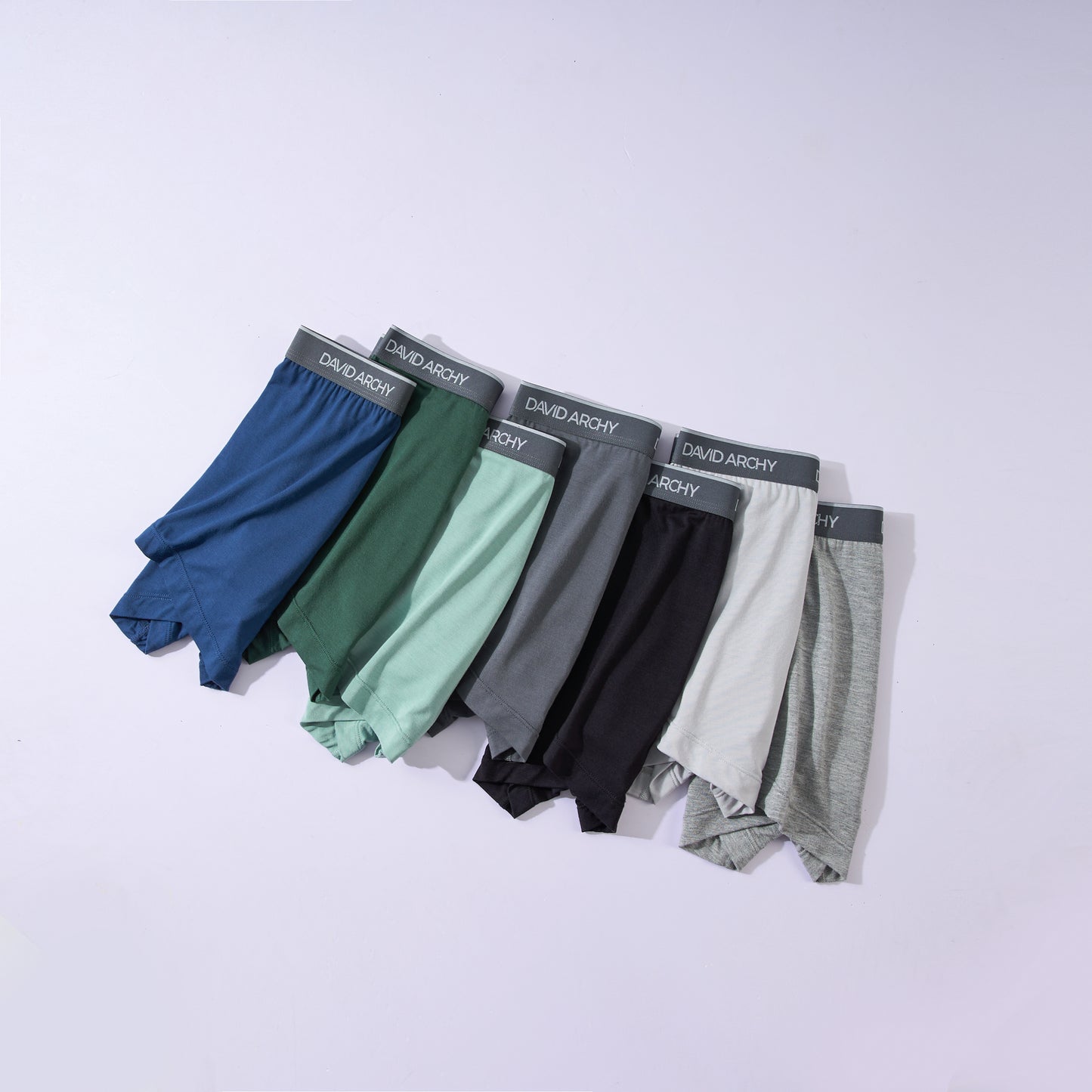 4 Pack Men's Bamboo Rayon Trunks – No Fly Underwear with Pouch