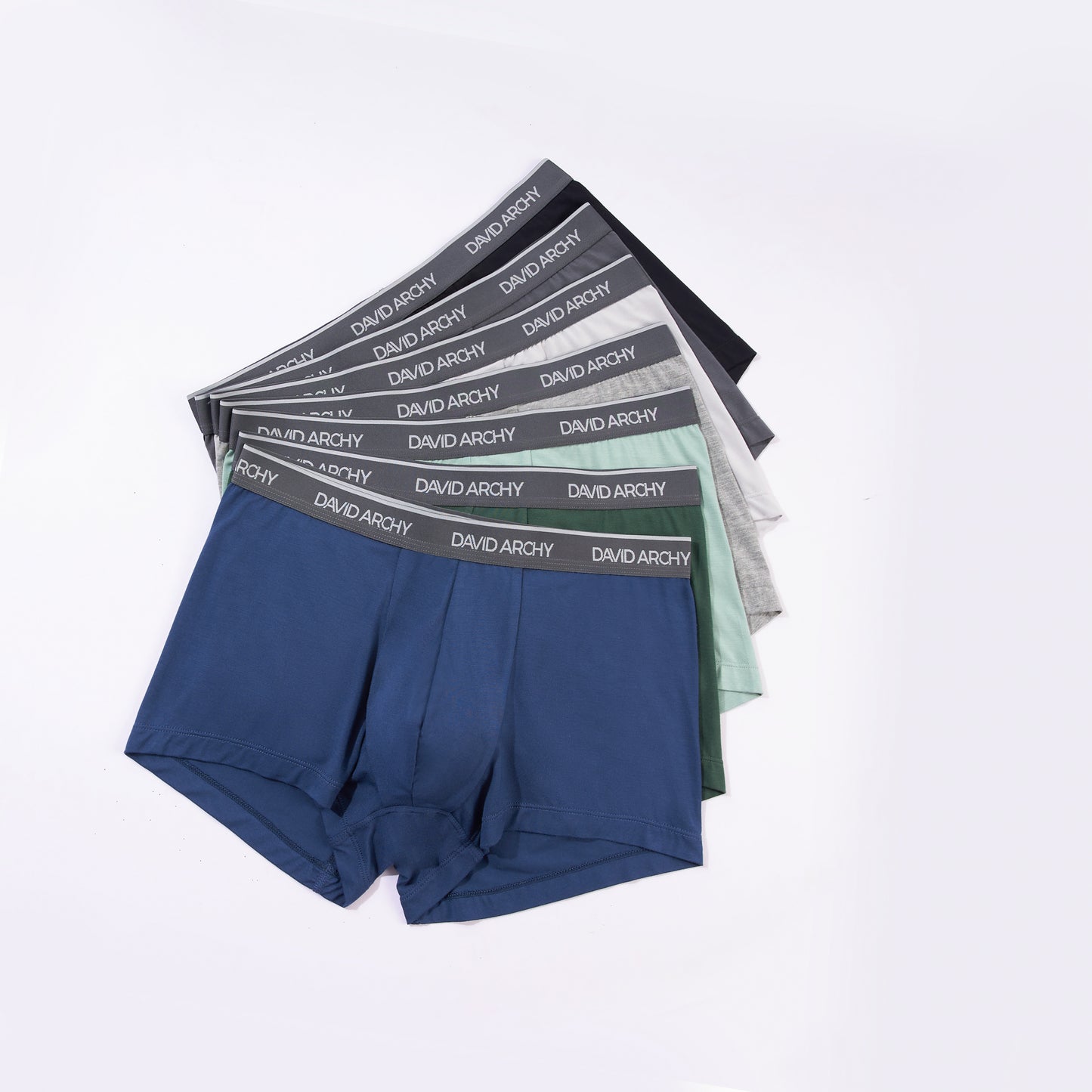 4 Pack Men's Bamboo Rayon Trunks – No Fly Underwear with Pouch