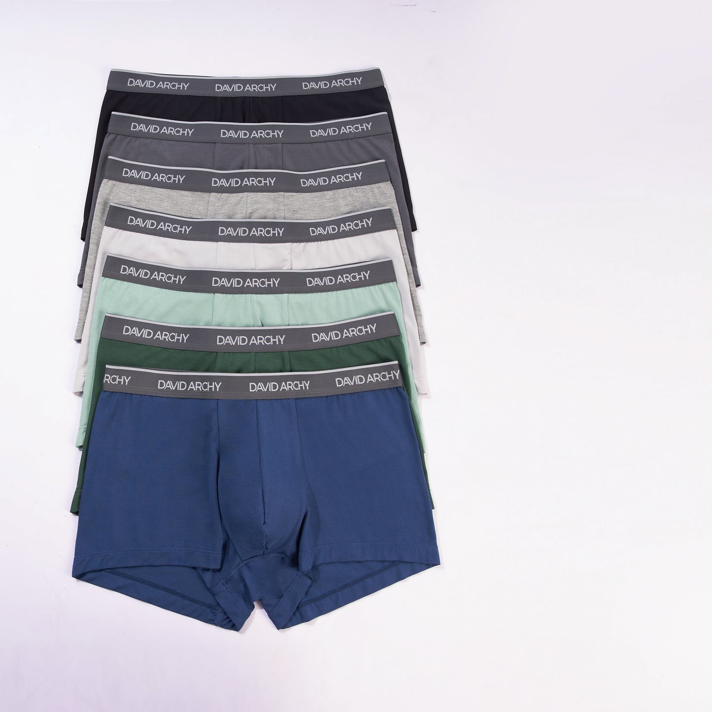 4 Pack Men's Bamboo Rayon Trunks – No Fly Underwear with Pouch