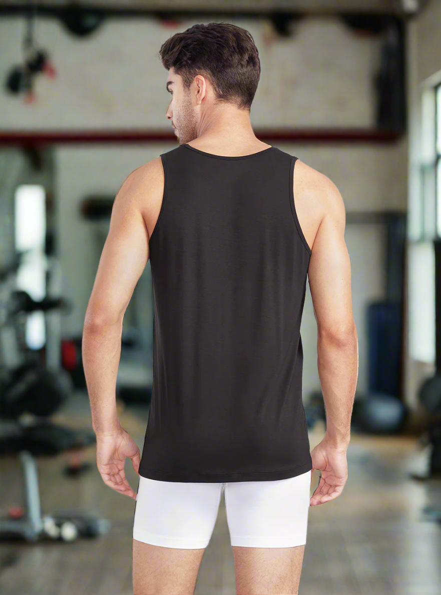 Men's Bamboo Rayon Tank Top – Moisture-Wicking Undershirts, 3 or 5 Pack