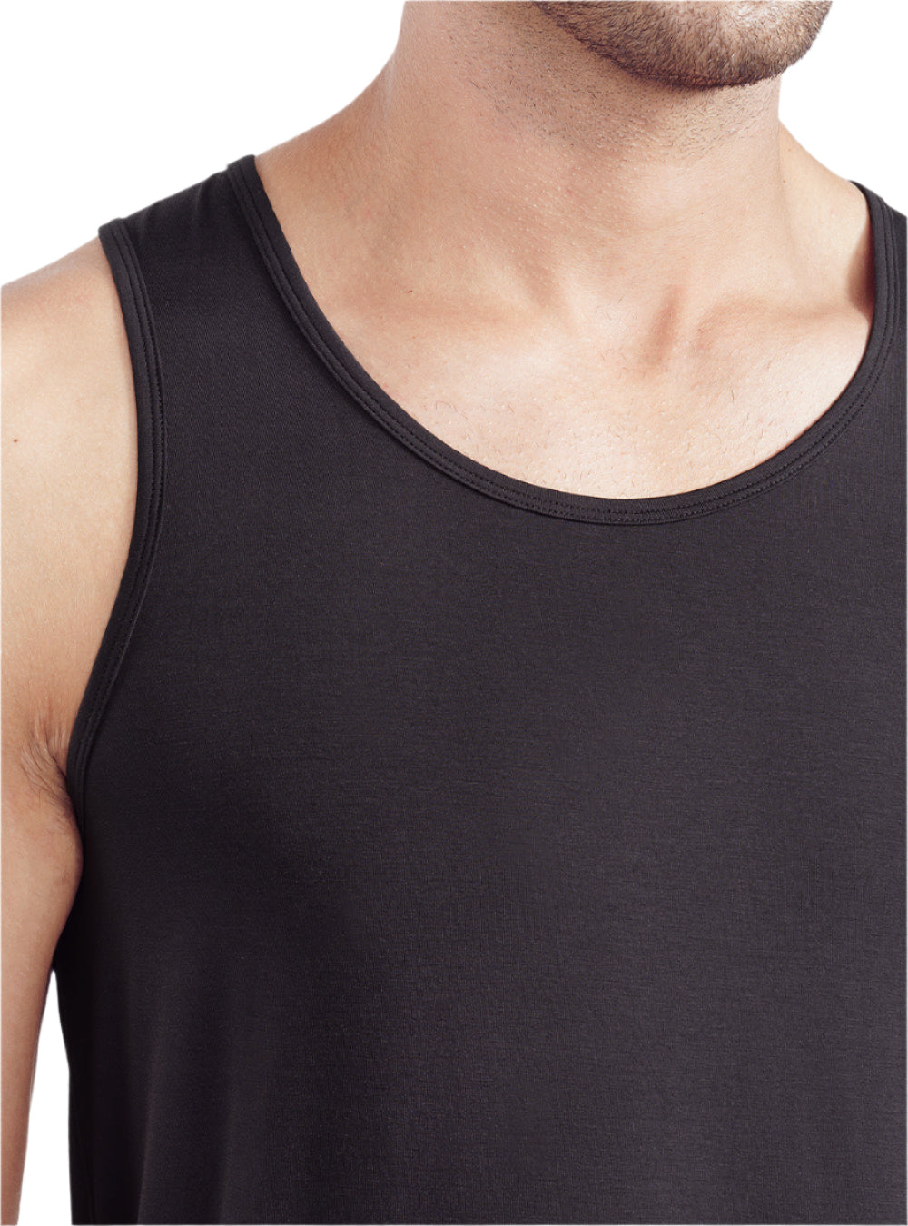 3 Pack Men's Moisture-Wicking Bamboo Rayon Tank Tops