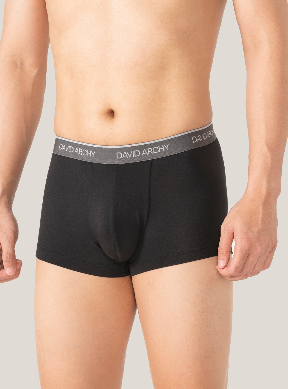 4 Pack Men's Bamboo Rayon Trunks – No Fly Underwear with Pouch
