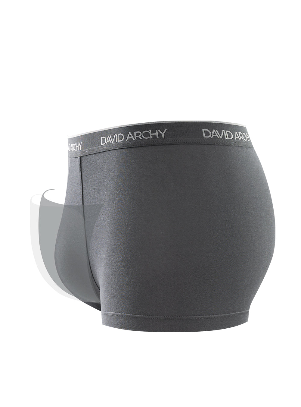 4 Pack Men's Bamboo Rayon Trunks – No Fly Underwear with Pouch