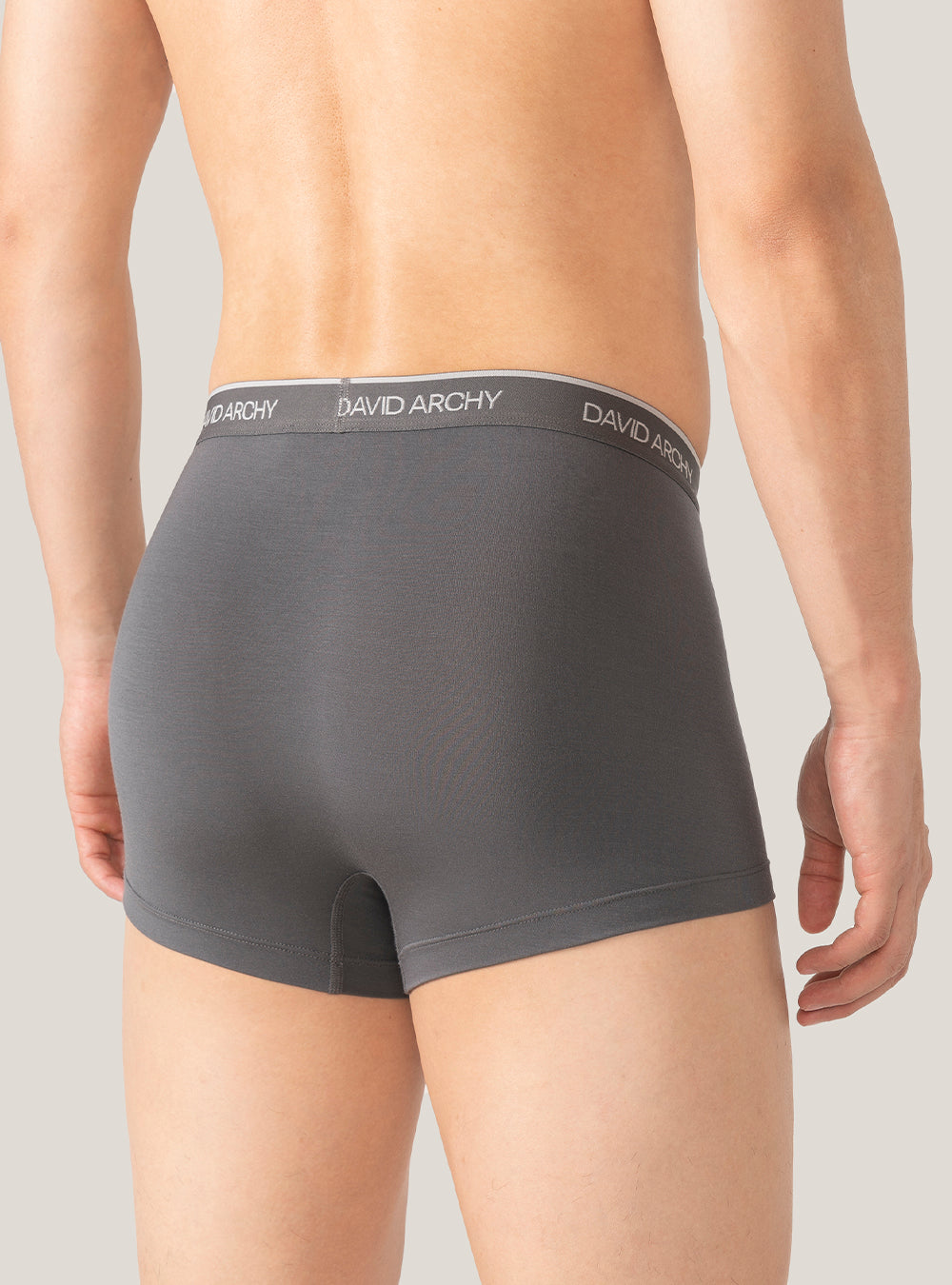 4 Pack Men's Bamboo Rayon Trunks – No Fly Underwear with Pouch