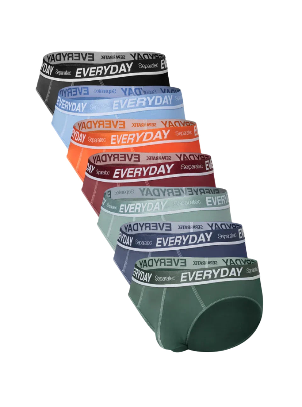 Colorful Everyday Cotton Dual Pouch Briefs – 7 Pack