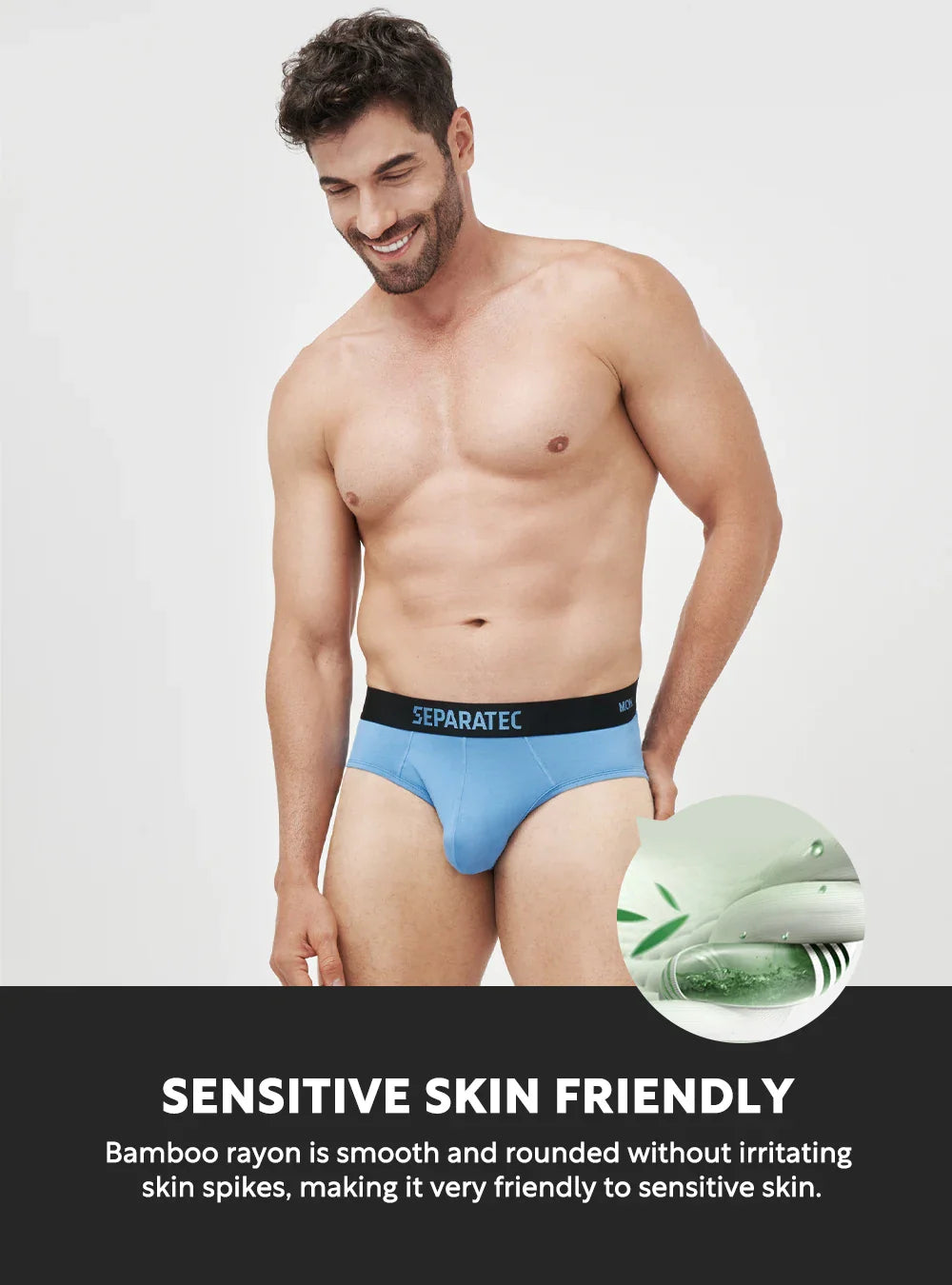 Men's Colorful Everyday Bamboo Rayon Briefs – 7 Pack