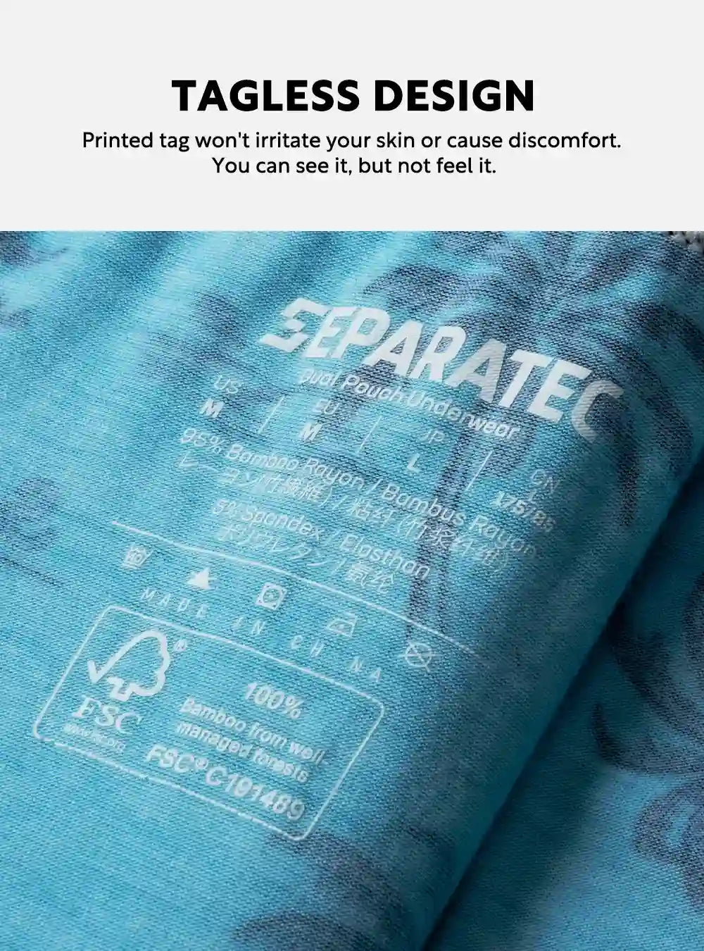 Seaworld Printed Bamboo Rayon Boxer Briefs 3 Pack