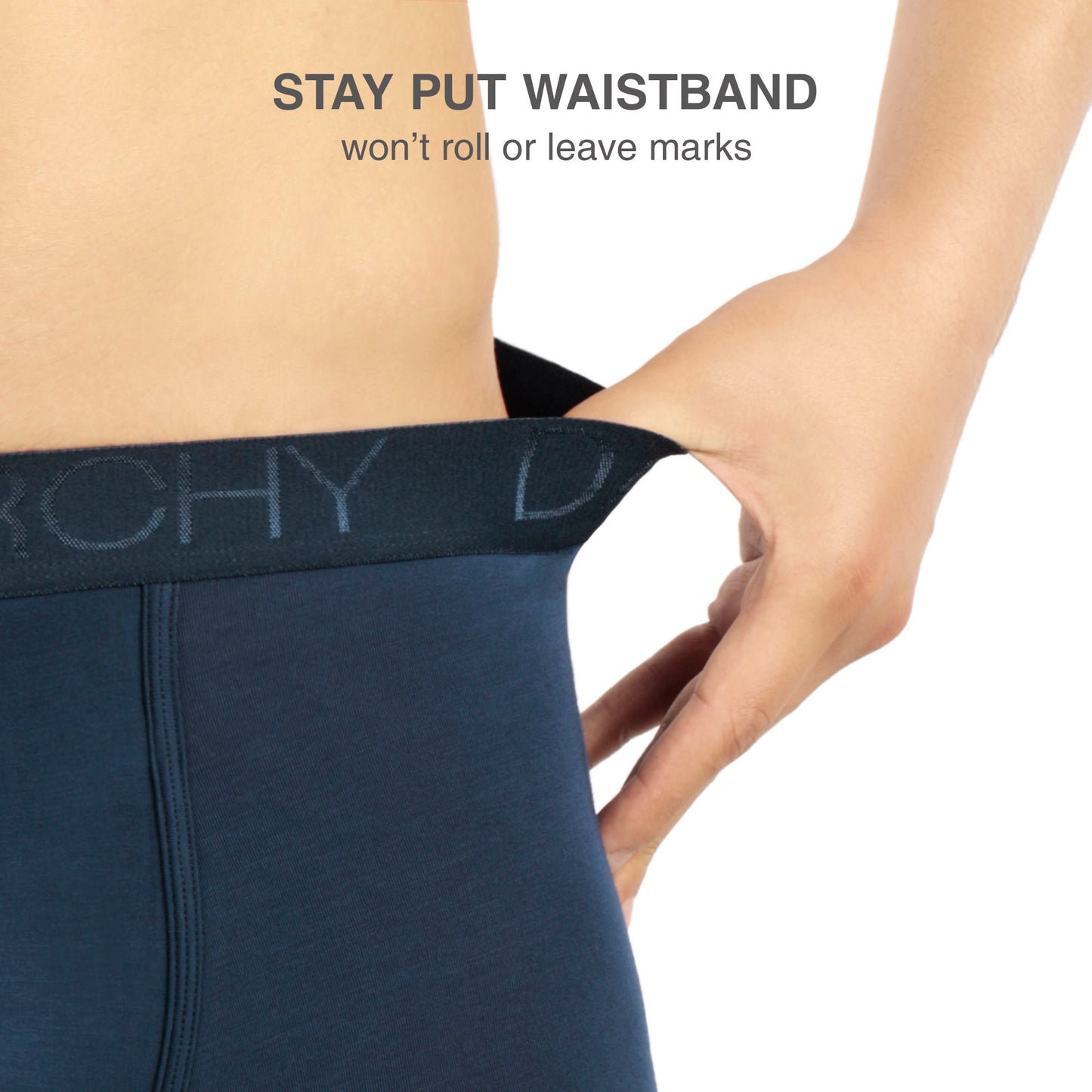 4 Pack Men's Breathable Bamboo Rayon Boxer Briefs with Fly