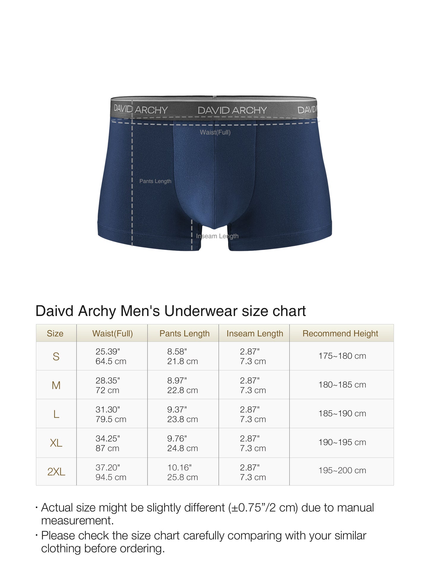 4 Pack Men's Bamboo Rayon Trunks – No Fly Underwear with Pouch