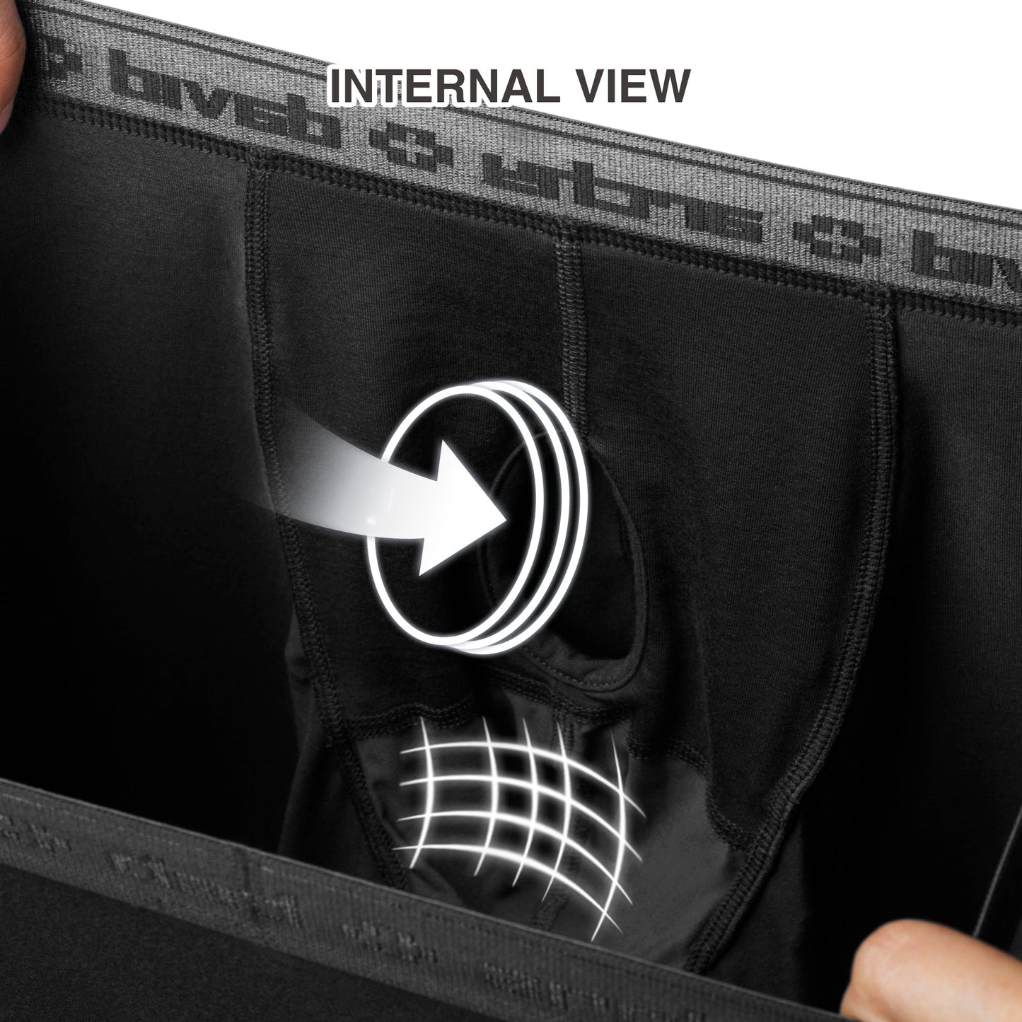 Micro Modal Men's Dual Pouch Trunks – Supportive Boxer Briefs, 4 Pack