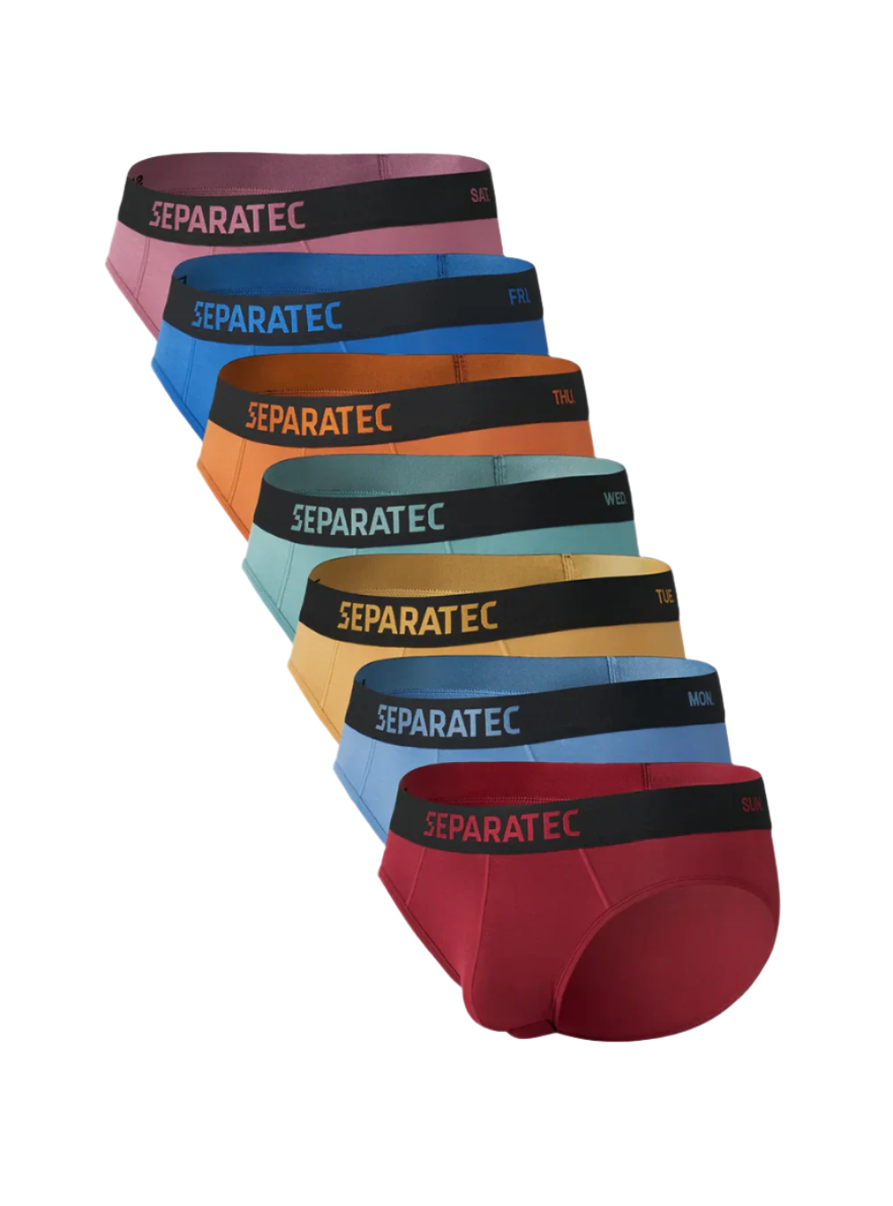 Men's Colorful Everyday Bamboo Rayon Briefs – 7 Pack