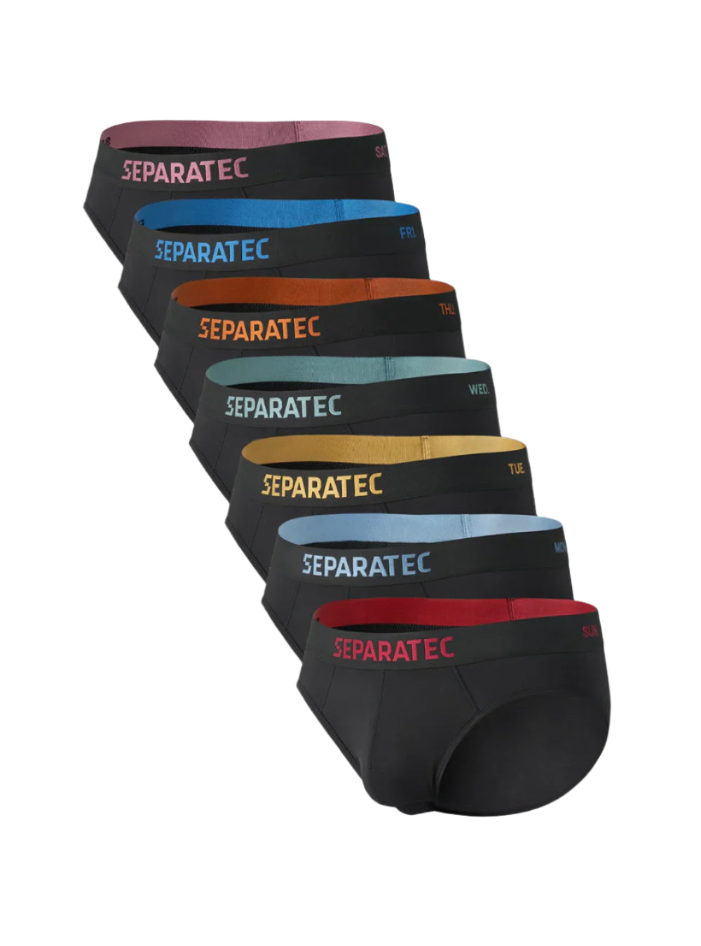 Men's Colorful Everyday Bamboo Rayon Briefs – 7 Pack