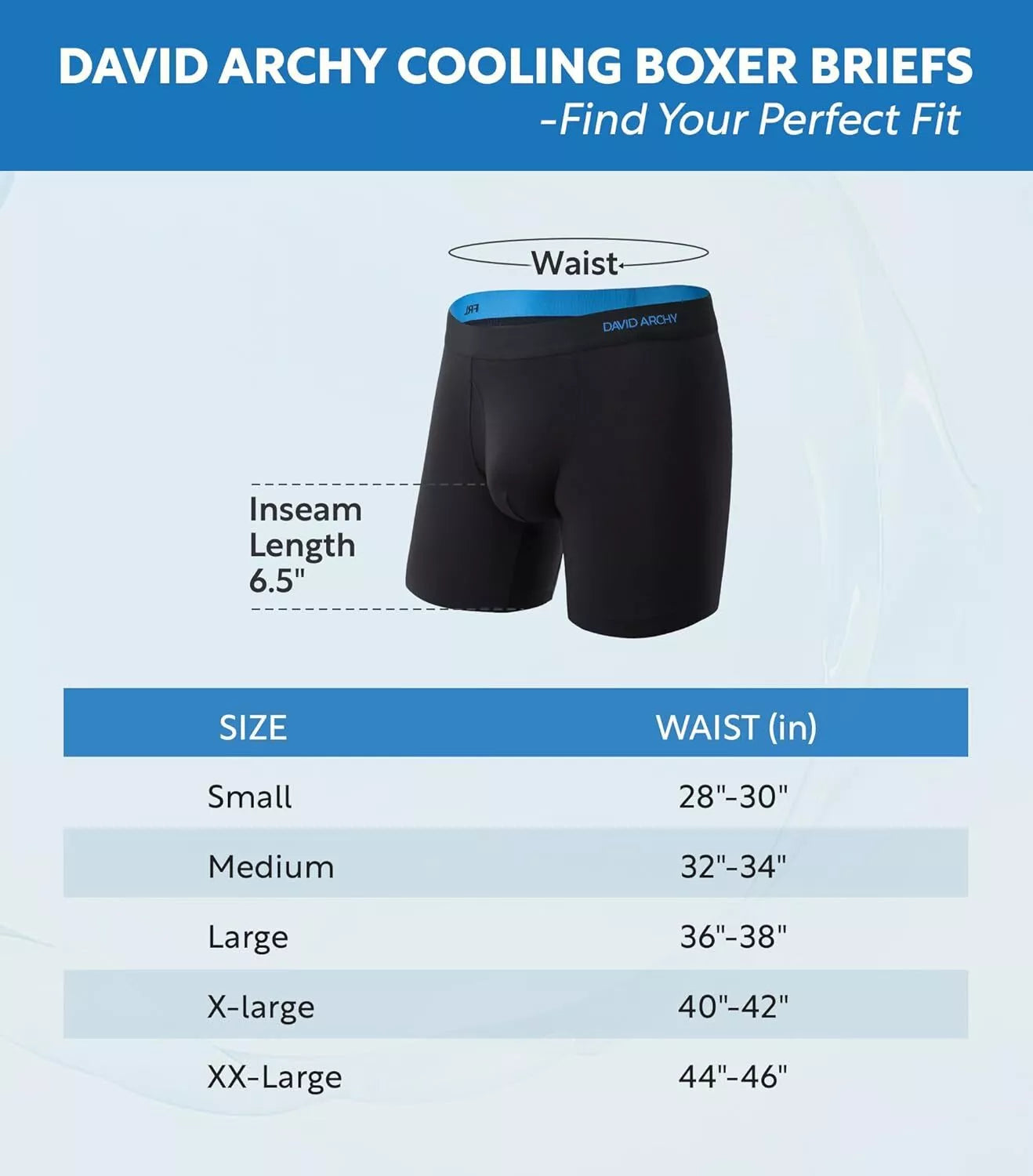 Men's Everyday Bamboo Rayon 3D Pouch Boxer Briefs – 7 Pack