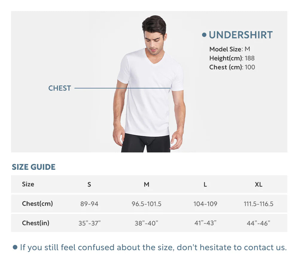 Men's Micro Modal Undershirts – Ultra Soft Stretch Crewneck Tees, 3-Pack