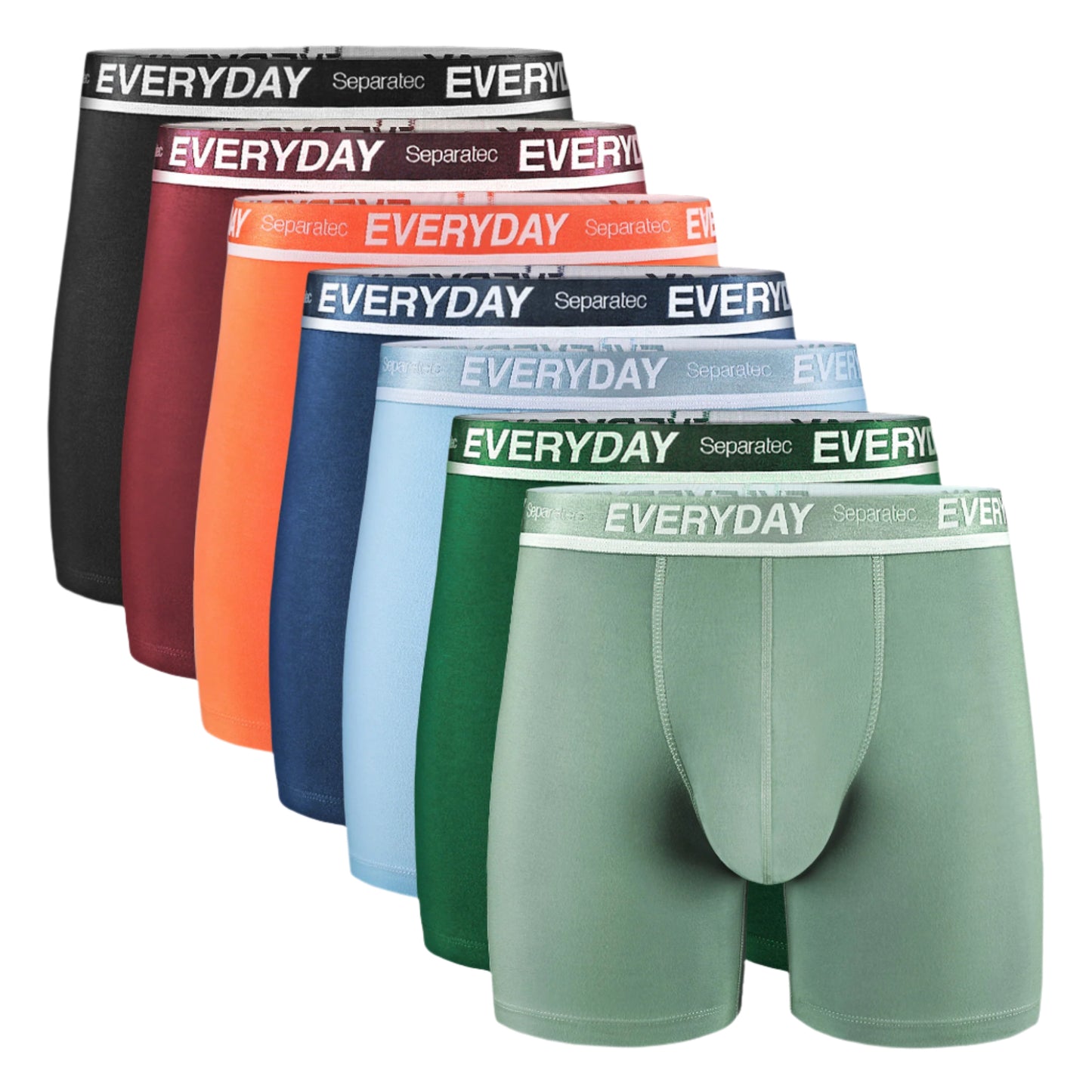 Everyday Cotton Dual Pouch Boxer Briefs – 7 Pack