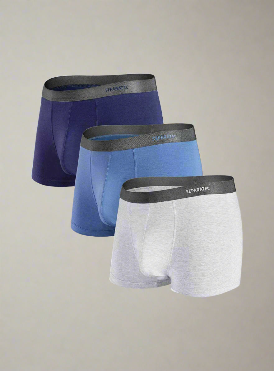 Stylish Classic Bamboo Rayon Trunks 3 Pack