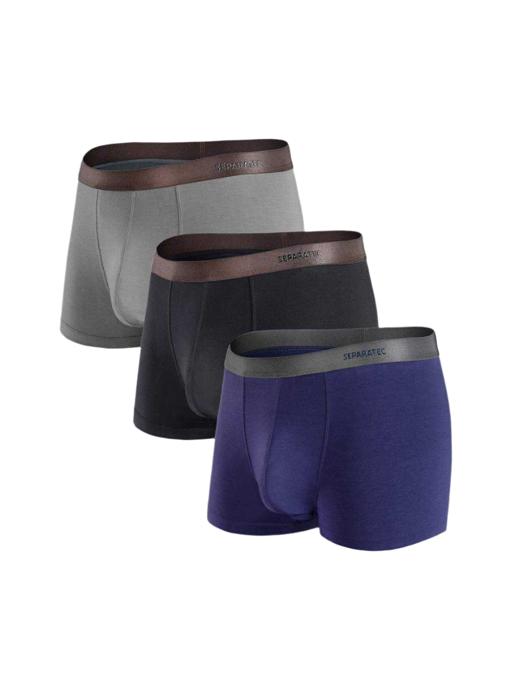 Stylish Classic Bamboo Rayon Trunks 3 Pack