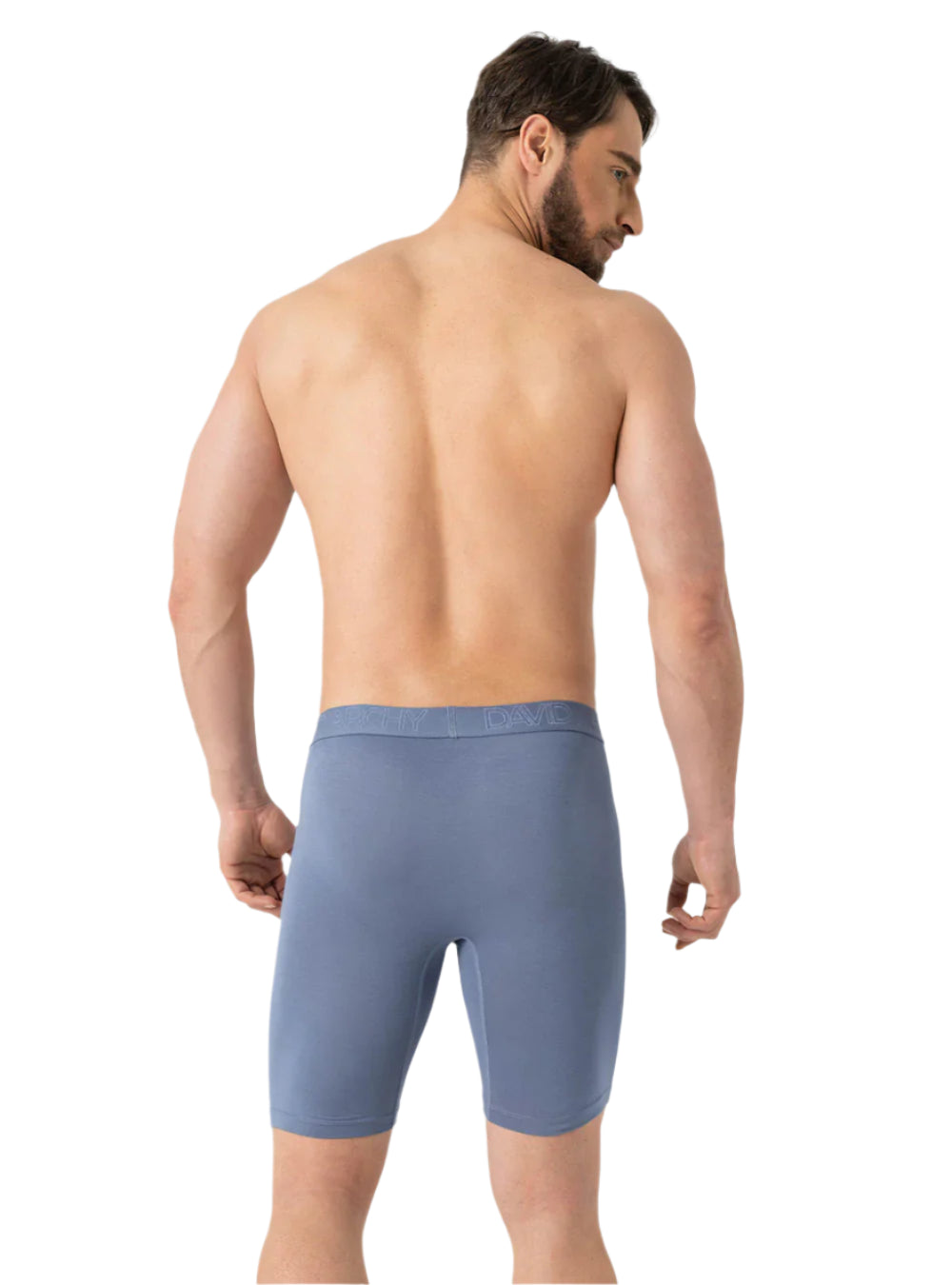 Men's Extra Long Bamboo Rayon Boxer Briefs – Ultra Soft 3D Pouch, 3 Pack