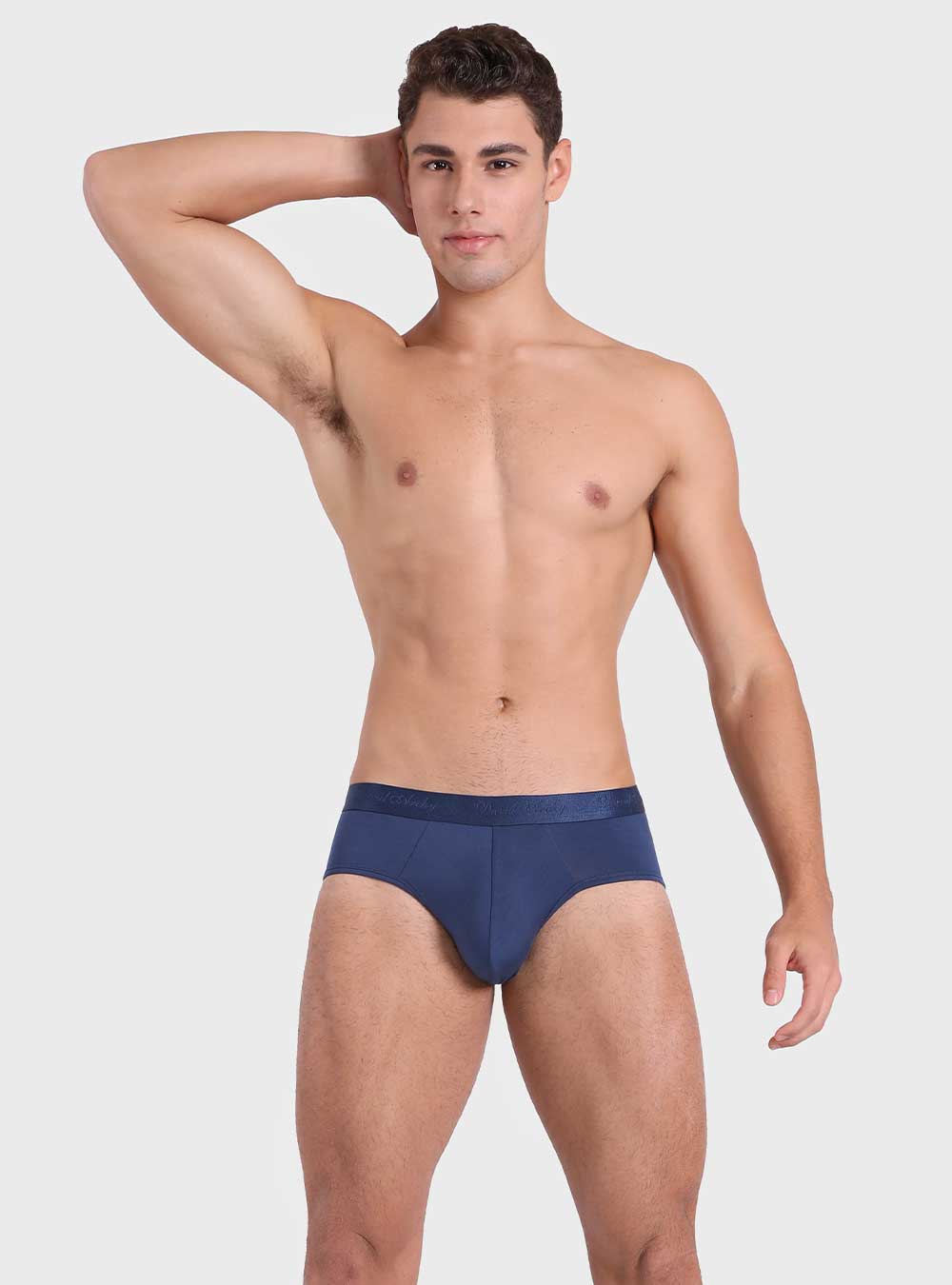 7-Pack Men’s Modal Briefs, Soft Comfort No-Fly Underwear with Support Pouch