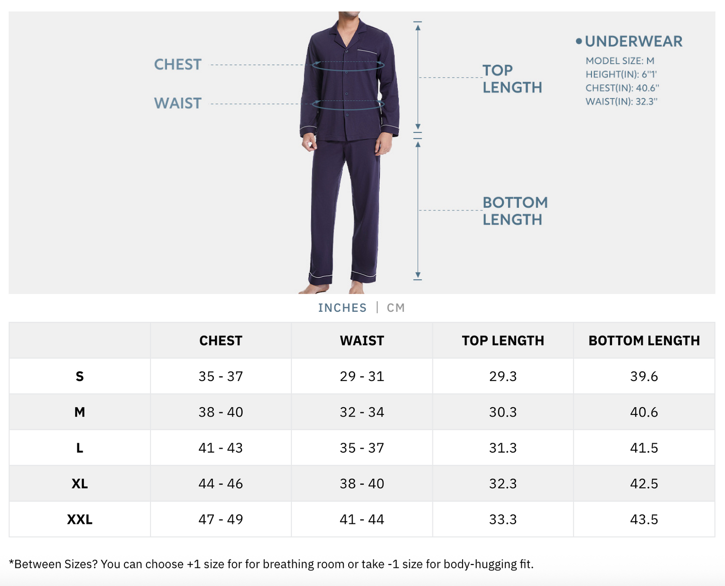 Men's Cotton Pajama Set – Soft Long Sleeve Sleepwear with Notched Collar, Pockets & Front Fly